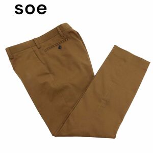 soe ソーイ 通年★ ストレート スラックス パンツ Sz.0　メンズ 日本製　C4B03209_7#R