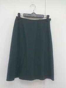 ◇ Calvin Klein カルバンクライン 膝丈 Aライン スカート サイズ9 ダークグリーン系 レディース P