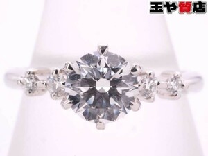 ダイヤ0.404ct D,IF,3EX ハート&キューピッド ダイヤ0.07ct リング 8.5号 pt900 プラチナ 鑑定書