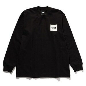 ★新品 6380円（Ｍ）THE NORTH FACE ザ ノース フェイス 長袖 ロングスリーブ 黒 Square Logo Tee NT82334★☆★☆★