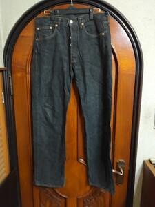 リーバイス　501　ブラックジーンズ　W32 Levis