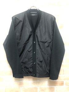 SOPHNET. ソフネット LIMONTA NYLON FRONT PANELED CARDIGAN ブラック M 111409458