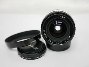 #7397 nikon nikkor 24mm f2.8 ニコン 広角レンズ 爪無し