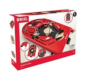 BRIO (ブリオ) ピンボールゲーム レッド 全4ピース 対象年齢 6歳~ (木のおもちゃ 知育玩具 ボードゲーム