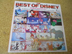 ◎OST The Best Of Disney ベスト・オブ・ディズニー A Collection Of Musical Highlights From Disney Film Favorites/日本 Ｗ ＬＰ盤☆