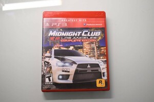 【清掃・動作確認済】PS3 湾岸ミッドナイトクラブ ロサンゼルス MIDNIGHT CLUB LOS ANGELES COMPLETE EDITION