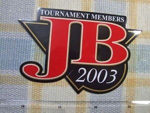 JB/２００３年/貴重/ステッカー/シール/細い気泡傷あり　※ヤフーショッピングストア/レア物商会・健美堂でも大量出品中！