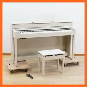 東ハ:【ヤマハ】Clavinova クラビノーバ CLP-535WA ホワイトアッシュ調 高低自在イス 88鍵 レッスン曲303曲 デジタルピアノ