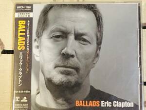 ★非売品CD　Eric Clapton/エリック・クラプトン「BALLADS」 promo only レア盤　japan mint sample obi　WPCR-11760