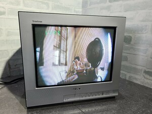 【現状品】管1B1 SONY Trinitron トリニトロン ブラウン管テレビ 14インチ　KV-14MF1 2003年製　通電OK 