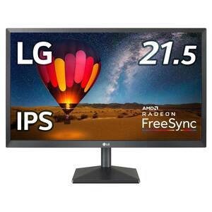 【中古】LG モニター ディスプレイ 22MN430M-BAJP 21.5インチ/フルHD/IPS 非光沢/HDMI×2、D-Sub/FreeSyn