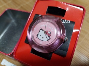 HELLO KITTY 腕時計 新品です。電池が入って無い為、ジャンク扱い品。