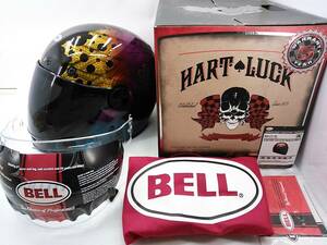 【送料無料】良品 BELL ベル Bullitt ブリット SE Hart Luck Gloss Metallic Bubbles XLサイズ スモークシールド＆元箱付き ヘルメット