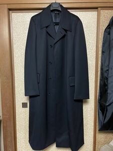 40万 52 新品 ダンヒル ウールコート チェスター ロングコート dunhill バーシティ 厚手 ジャケット アウター ブラック ボンバー ブルゾン