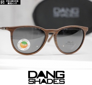 【新品】DANG SHADES FENTON サングラス 偏光レンズ Matt Dark Wood / Black Smoke Polarized 正規品 vidg00316