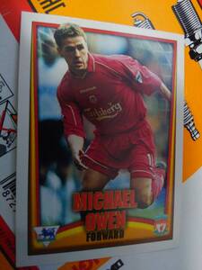 】Topps 2001 PremierGold ガムカード】№12 Michael Owen●