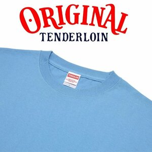 1円～1スタ 新品未使用 正規品 SAX 激レア TENDERLOIN テンダーロイン 5.6oz Tシャツ TEE 藤原ヒロシ キムタク サイズL 三代目JSB着用