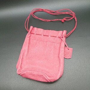 ◇ REN independent bag manufacturer 巾着 ミニサイズ ハンドバック ピンク レディース E