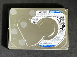 【送料無料】★ 4TB ★ WD40NPZZ【使用時間：4717ｈ】　2021年製　良品　Western Digital Blue　2.5インチ内蔵HDD/15mm/SATA600/5400