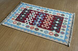 【154ｘ 100】イラン直輸入★シーラーズ産キリム・KILIM■2941-24-H