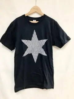 アメリカンアパレル ブラック 星 半袖Tシャツ アメリカ製