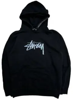 00s STUSSY センターロゴ archive ビッグロゴ フーディー