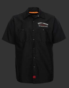 【レア】スコッティキャメロン ワークシャツ 半袖 Work Shirt - Speed Demon - Black size-L