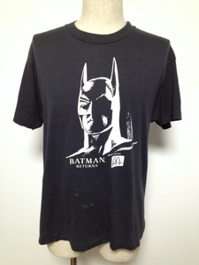 ヴィンテージ バットマン　BATMAN RETURNS　マクドナルド　リターンズ Tシャツ バットマン 映画 ムービー raptee