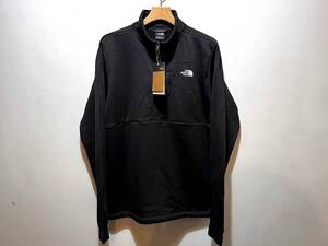 新品 正規品 USA限定 The North Face ノースフェイス US-M ハーフジップジャージ フリース 黒 Pioneer Peak 1/4 Zip 登山 ジョギング