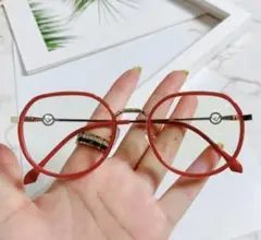 k81 赤色 メンズ レディース トレンド 眼鏡 メガネ 男女兼用 390
