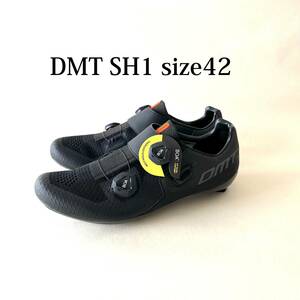 【新品未使用】 DMT SH1 ブラック/ブラック サイズ 42(27.3㎝）ロードバイク シューズ【送料無料】