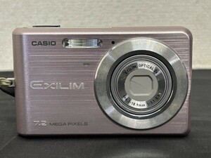 A3　CASIO　カシオ　EX-Z77　EXILIM　コンパクトデジタルカメラ　ピンクカラー　現状品