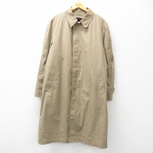 XL/古着 ロンドンフォグ 長袖 ステンカラー コート メンズ 90s 大きいサイズ ロング丈 ベージュ カーキ 内側ボア 24dec16 中古 アウター