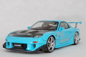 ● 1/18 マツダ 〓 アンフィニ RX-7 ( FD3S ) RE 雨宮 / ライト ブルー 〓 Mazda