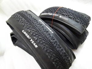 GOODYEAR グッドイヤー Connector 700x40C チューブレス 折りたたみ式 2本セット グラベルライド、キャンプツーリング 