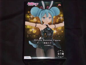 【未開封品】BiCute Bunnies Figure 初音ミク 黒星紅白 黒バニー フィギュア