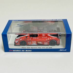 【極美品】spark スパーク 1/43スケール Oreca Judd Signature Plus n12 LM 2009 ミニカー モデルカー