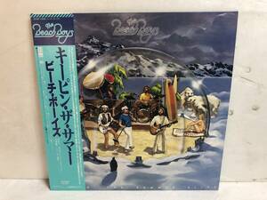 40708S 美盤 帯付12inch LP★ビーチ・ボーイズ/THE BEACH BOYS/KEEPIN