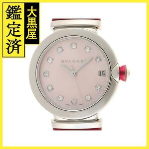 BVLGARI　ブルガリ　ルチェア SS/革　LU33C2SLD/11　SS/革　レディース　自動巻き　2143000700285【432】