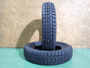 RK5886【送料無料145/80R13】2本 グッドイヤー アイスナビ8 2023年製 中古スタッドレス モコ MRワゴン N-BOX タント等に ≪即決≫