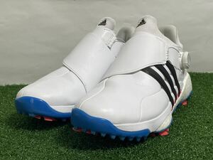 adidas アディダス TOUR 360 22 BOA ツアー360 22 ボア 白 ホワイト 27.5cm メンズゴルフシューズ