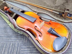 SUZUKI Violin No.520 4/4size スズキバイオリン ケース付き 1円～　Y7153