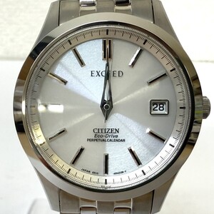 H962-I57-3161 CITIZEN シチズン EXCEED エクシード E510-H31071 パーペチュアルカレンダー エコドライブ 2004 ROYAL メンズ ソーラー