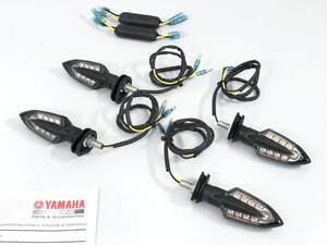 17 極上! ワイズギア カーボン ルック LEDウインカー 4個 YZF-R25 MT-25 RG10J RG43J XSR900 MT-09 MT-09トレーサー MT-07 ヤマハ バイク