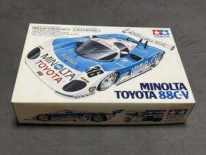 田宮　タミヤ　1/24　 MINOLTA TOYOTA 88C-V ミノルタ・トヨタ　エンジン等再現　小鹿物　約３0年以上前物　ボンド付きが懐かしい