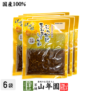 国産原料使用 沢田の味 ぶっかけ玉ねぎしょうが 80g×6袋セット