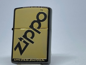 送料無料 ZIPPO[ジッポー]ロゴデザイン 黒ニッケル 2BNG-LZLOGO