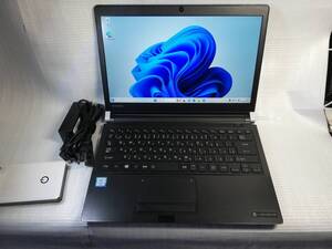 東芝 美品 dynabook RZ73/VB Core i5-6200U(2.3GHz) 13.3インチ フルHD メモリ8GB SSHD1000GB DVDマルチ Webカメラ Windows11/office2016