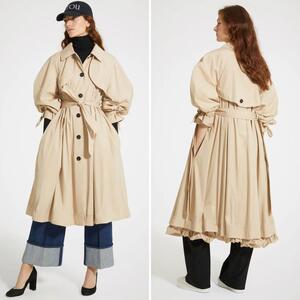 PATOU 定価18万 Cotton gabardine trenchcoat