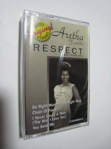 【カセットテープ】 ARETHA FRANKLIN / ★未開封★ RESPECT AND OTHER HITS US版 アレサ・フランクリン